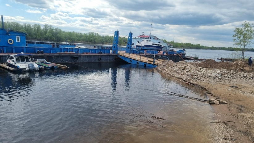Переправа «Самара — Рождествено» снова начала р...