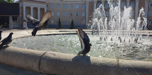 В Самаре состоялись тестовые пуски фонтанов